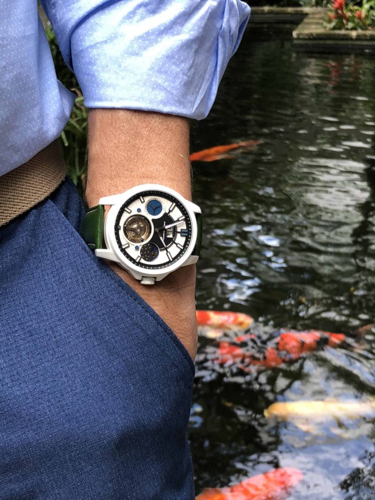 Strumenti Nautici Automatic Tourbillon Cerakote Titanium Watch