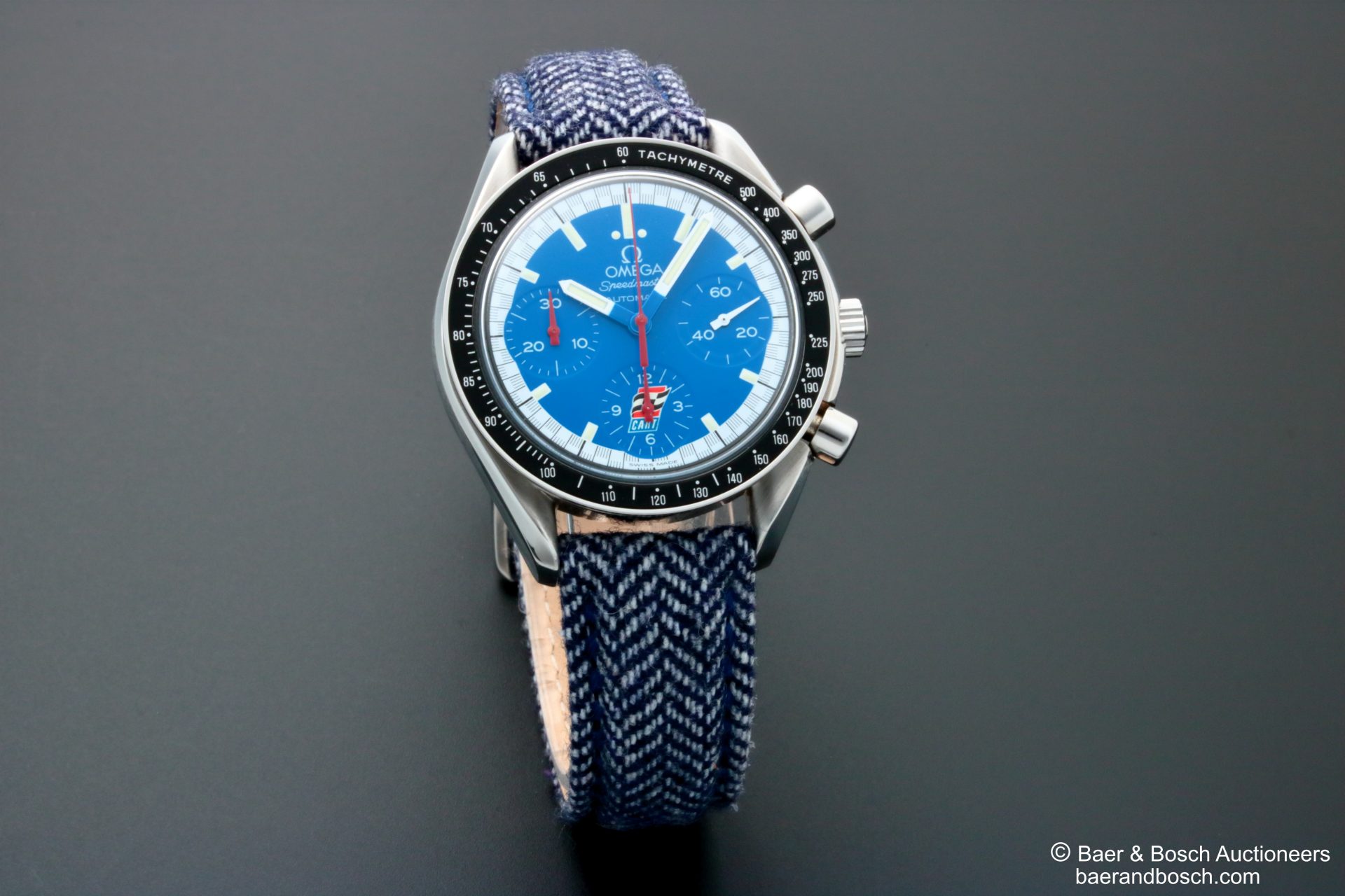 Omega Speedmaster Blue Cart Dial Watch 3510.80 - Baer & Bosch Collecting Times