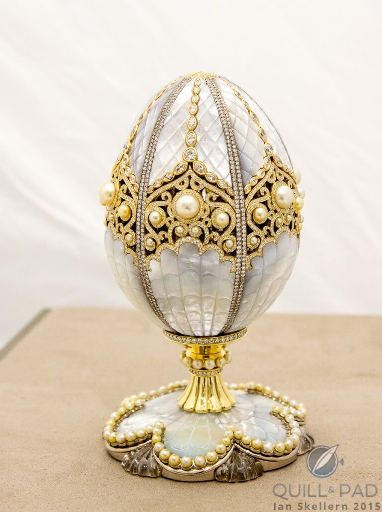 The Fabergé Pearl Egg unveiled at Baselworld 2015