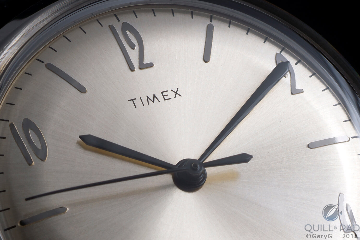 Parting shot: dial detail, Timex Marlin re-edition