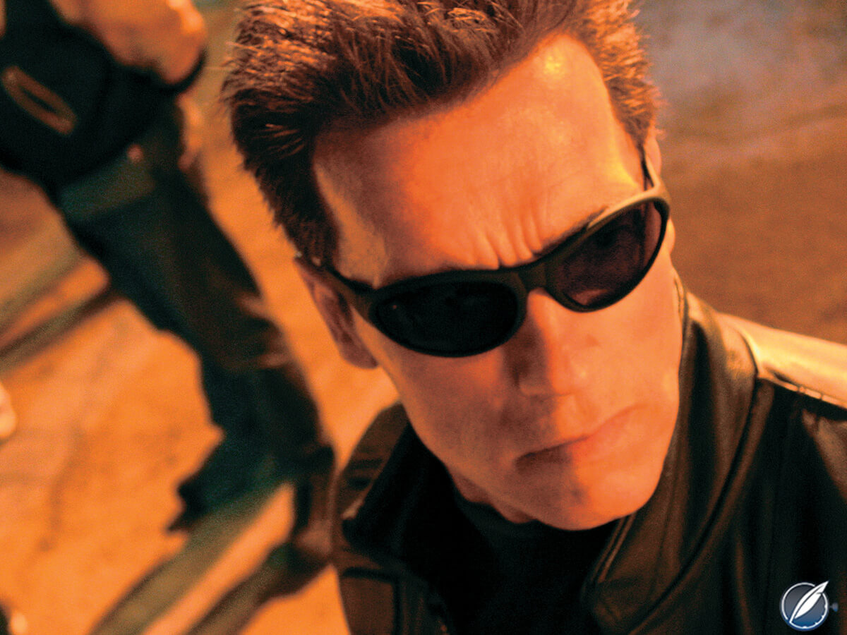 Arnold Schwarzenegger in Terminator 3 and yes he will be back