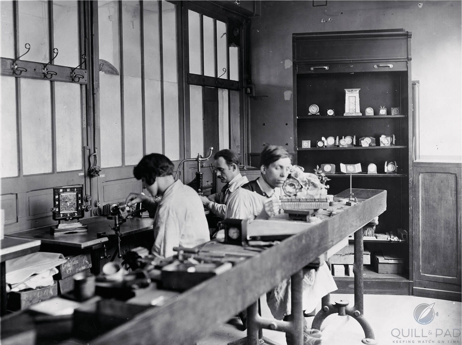 Cartier workshop at 53 rue Lafayette, Paris circa 1927 (photo courtesy Cartier archives)