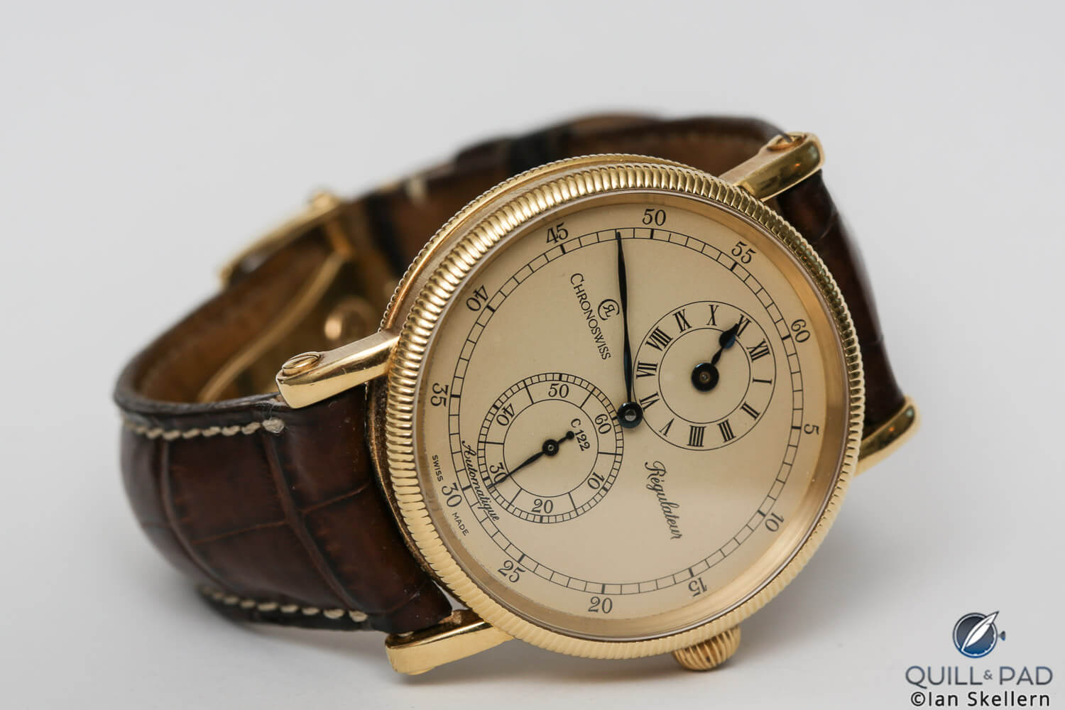The quintessential Chronoswiss model and the first of its kind: this Régulateur is Gerd-Rüdiger Lang’s own watch