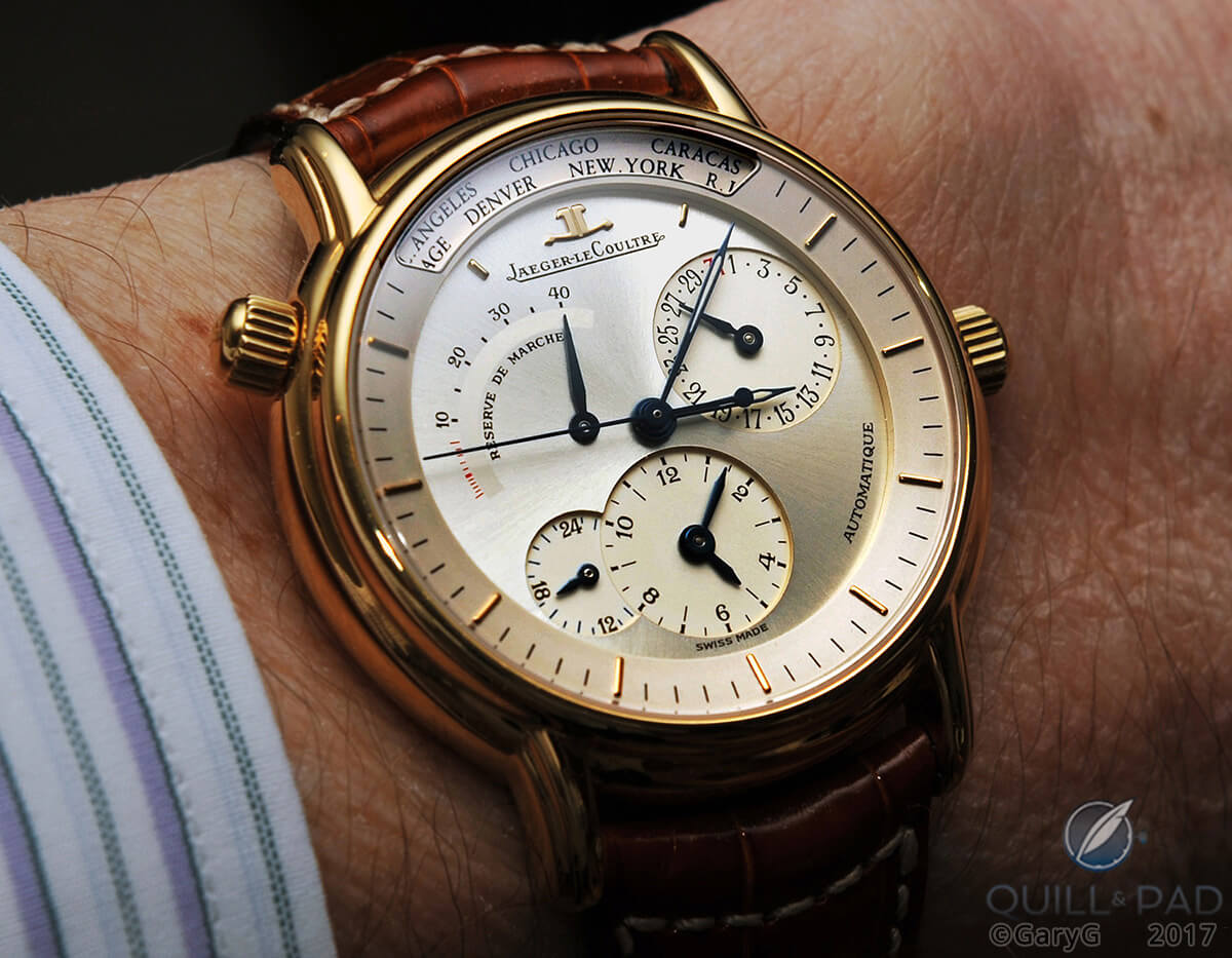 Parting shot: Jaeger-LeCoultre Memovox on the author’s wrist