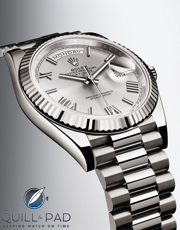 Rolex Day-Date 40 in white gold