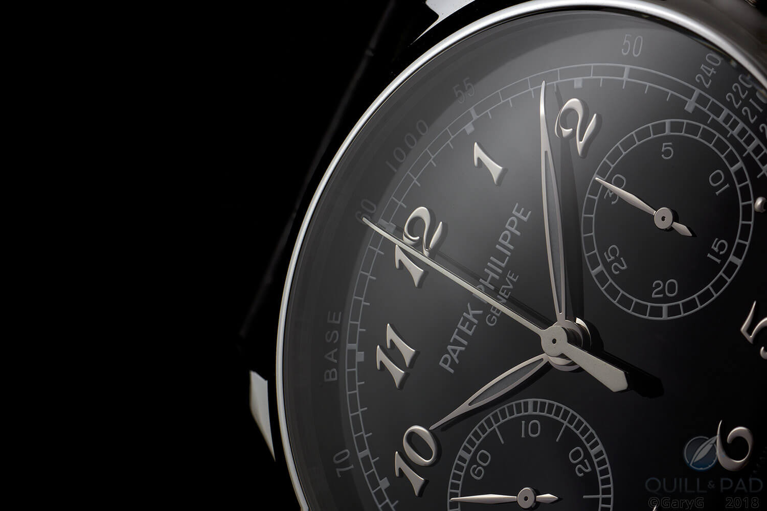 Try to look away: dial detail, Patek Philippe Reference 5370P