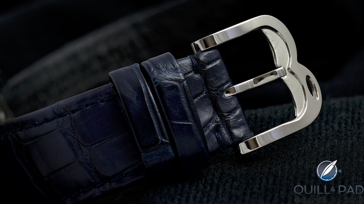 Ludovic Ballouard Upside Down buckle in platinum