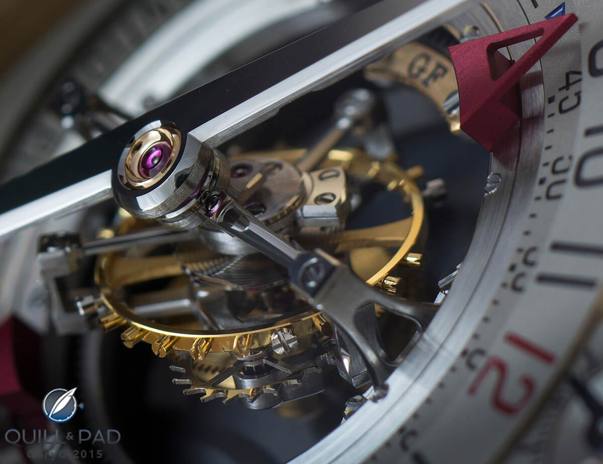  Movement detail: The Greubel Forsey Double Tourbillon, Invention Number One
