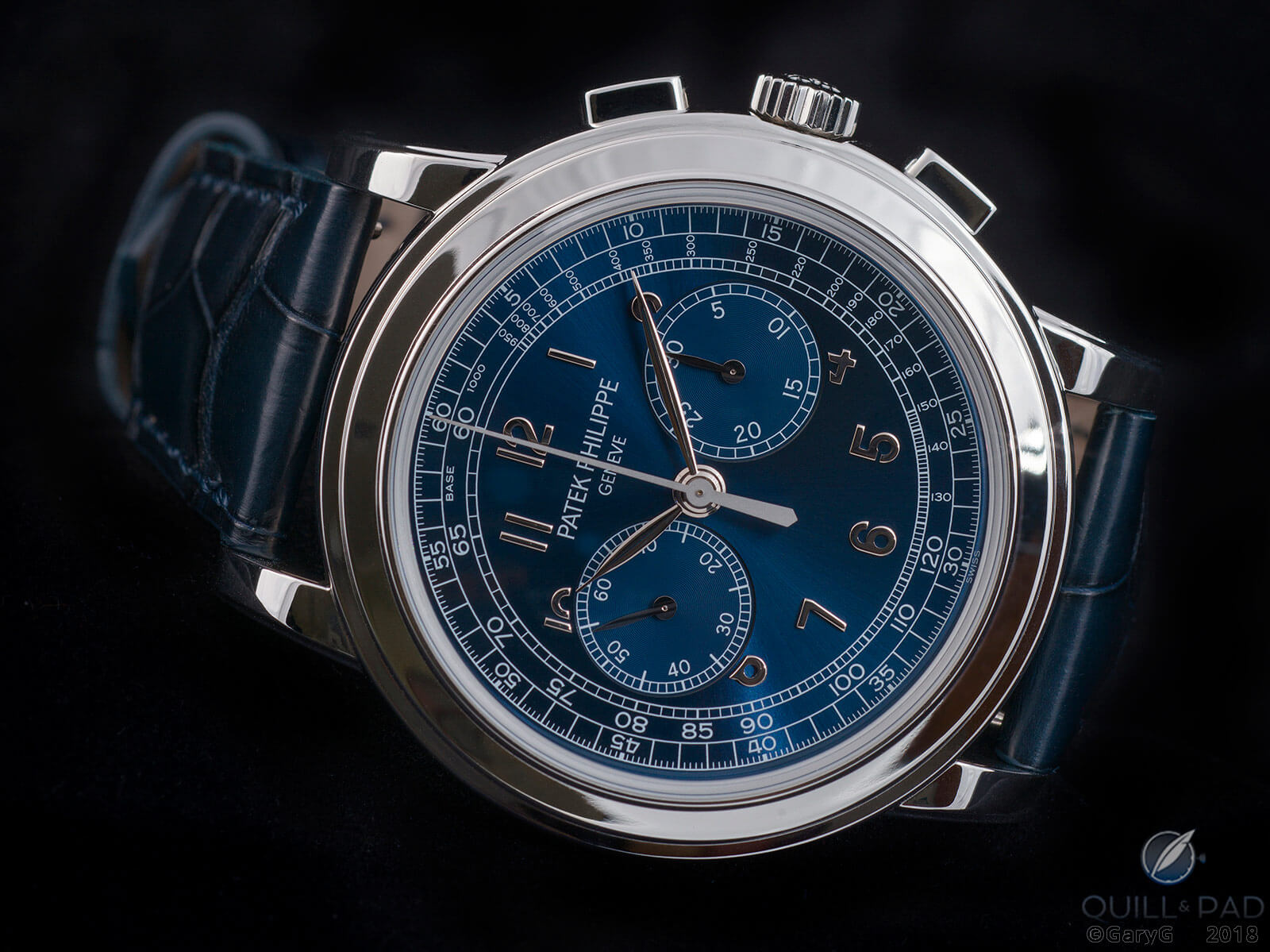 Brighter blue – I think: Patek Philippe Reference 5070P-013