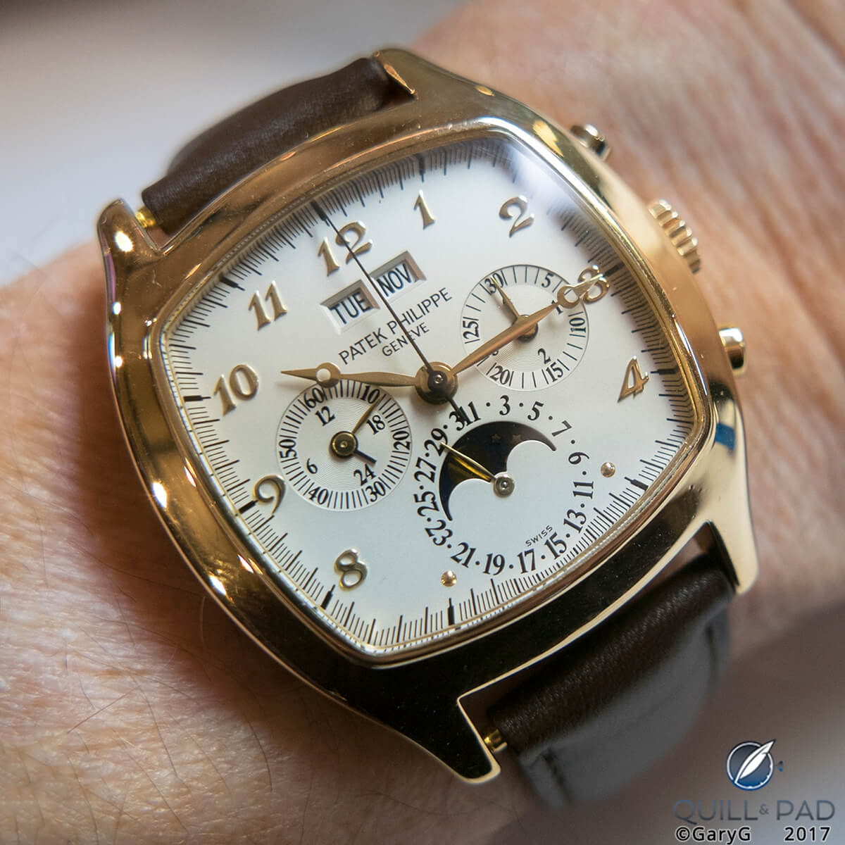 Ugly duckling or beautiful wwan? Patek Philippe Reference 5020 on the author’s wrist