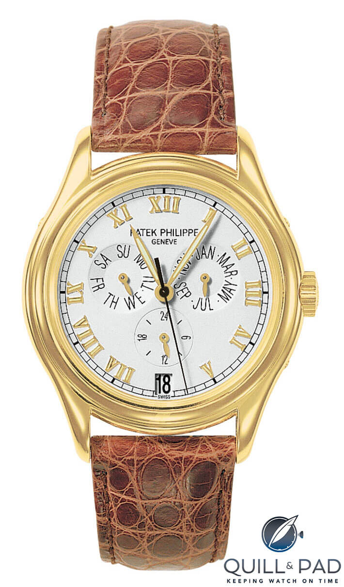Patek Philippe Reference 5035J/001, the world’s first annual calendar wristwatch