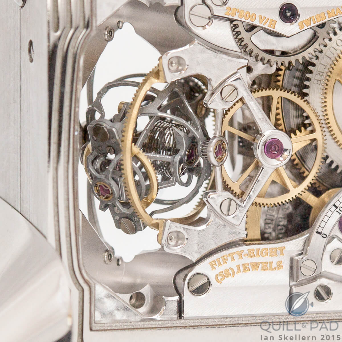 The incredibly complex multi-axis regulator of the Jaeger-LeCoultre Reverso Gyrotourbillon 2