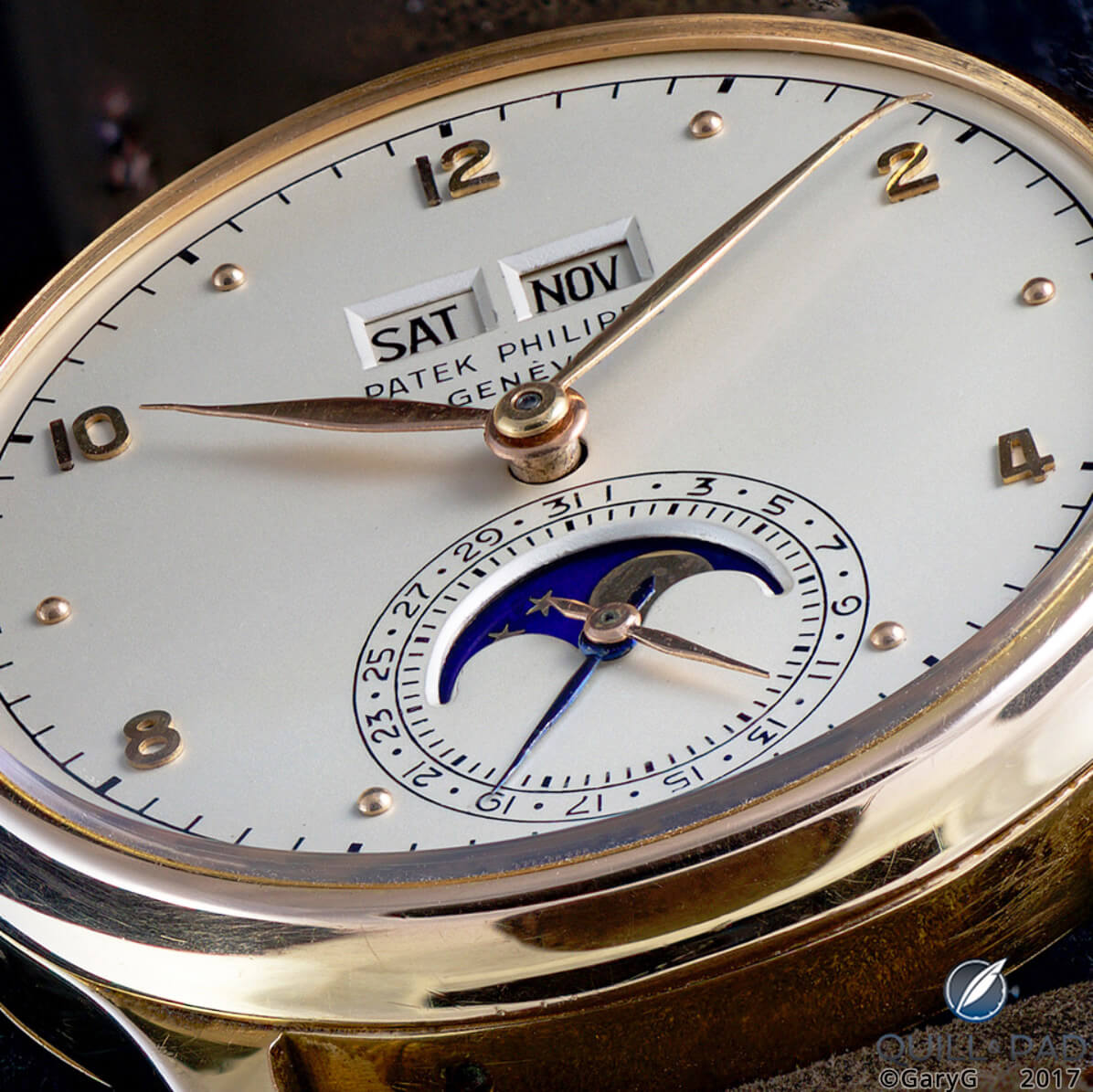Filling the frame: Patek Philippe Reference 1526 Perpetual Calendar in pink gold