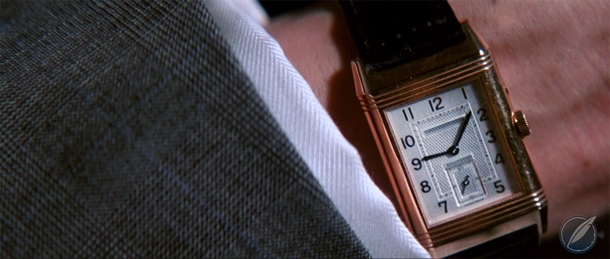 Pierce Brosnan wearing a Jaeger-LeCoultre Reverso in 'The Thomas Crown Affair'
