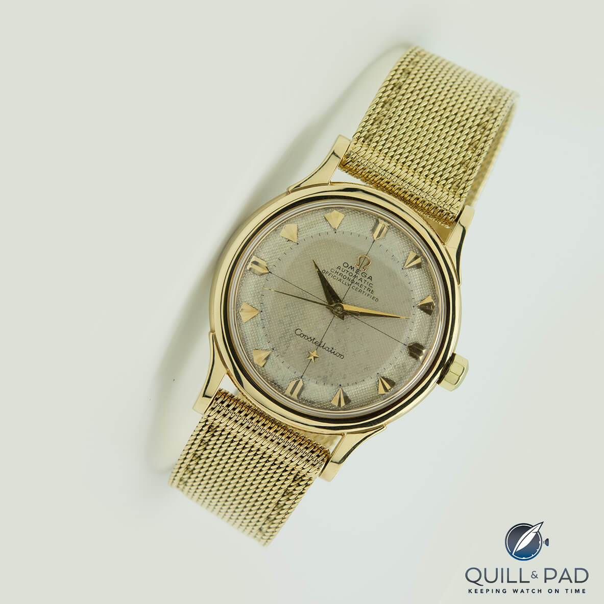 The Omega Constellation Reference 2652SC’s Caliber 352, a “bumper” automatic