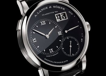 30th Anniversary Editions from A. Lange & Söhne: Lange 1 with Black Onyx Dial in Platinum and Lange 1 with Blue Dial in Pink Gold, both in Two Very Wearable Sizes