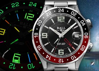 Ball Watch Roadmaster M Model A: Innovative Alarm, GMT, and Lights Up Bright at Night