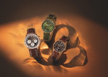 Breitling presenta una colección cápsula en oro rojo de 18 quilates