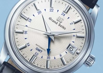 Grand Seiko recupera el ‘guilloché’ en el Elegance Automatic GMT