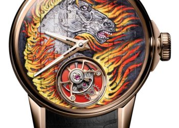 Louis Moinet presenta el Tourbillon Puzzle Fire Horse