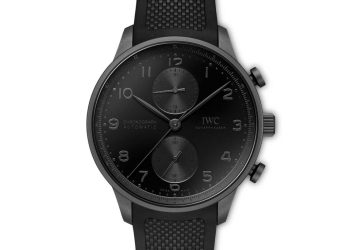 IWC Portugieser Chronograph Ceratanium, profunda elegancia 