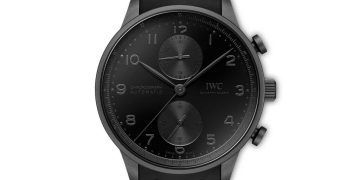 IWC Portugieser Chronograph Ceratanium, profunda elegancia