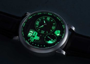 Lange 1 Tourbillon Perpetual Calendar Lumen: la oscuridad como espectáculo